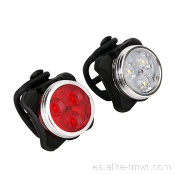 Luz trasera de bicicleta LED recargable